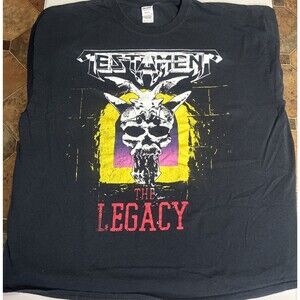 Testament Band The Legacy Short Sleeve Unisex T-Shirt 2XL Pre-Owned